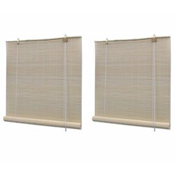 vidaXL Rolete od prirodnog bambusa 2 kom 120 x 160 cm Cijene