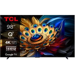 Tcl 98"C655 4K QLED TVGoogle TV QLED pro 144HZMotion clarity pro HDMI 2.1 2.1 ONKYO Cene