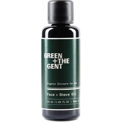 Green + The Gent face + shave oil Cene