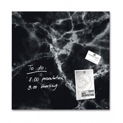 SIGEL Ploča magnetna staklena Black Marble GL320 Cene