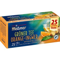 Meßmer Zeleni čaj - pomaranča-ingver - 25 čajnih vrečk Cene