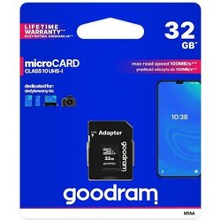 Goodram Spominska kartica 32gb micro sd 2v1 100mb/s Cene