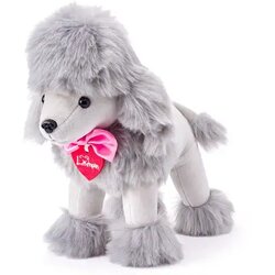 Lumpin lily siva pudlica plišana 25cm - Cene