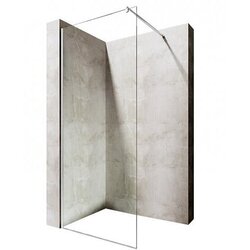 Stripe tus paravan - stena srebrni profil 110x200cm providno staklo Cene