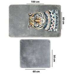 L`ESSENTIEL MAISON Set prostirki za kupatilo Logwe, siva Cene