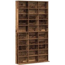vidaXL CD kabinet - Stari les - 101x23x177,5 cm - Inženirski les Cene