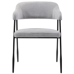 Arti Trpezarijska stolica 2208 Srebrna /Crne metalne noge 550x575x770 mm ( 775-463 ) Cene