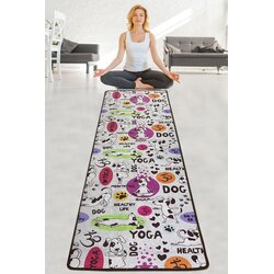  Vitalna i živahna prostirka za jogu Sirsasana Djt, 60x200cm, šarena Cijene