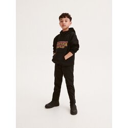 Reserved oversize pulover s kapuco stranger things - črna Cene