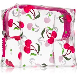 BrushArt Accessories Transparent cosmetic bag prozorna kozmetična torbica Sweet Cherry 1 kos Cene