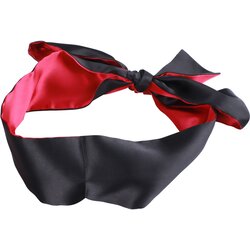 Erospace Satin Blindfold Wild Play C18 Red-Black Cene