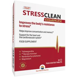 Sun Wave Pharma Stressclean Complex, 30 tableta Cene