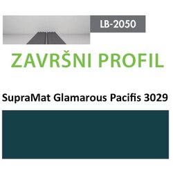 AGT profil Zidni MDF LB-2050-B Light Walnut (239) 2800x133x18mm ( 026-214 ) Cene