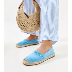 Gemre Blue espadrilles with rhinestones Abia Cijene