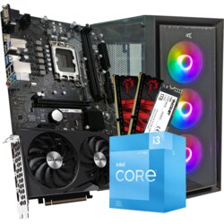 GNC GAMER VOYAGER i3-12100F, H610, 32 GB DDR4, 1TB NVMe, RTX 3060 8GB, PSU 600W, gaming kućište Cene
