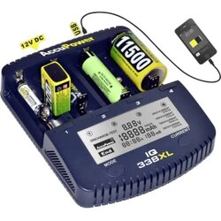 AccuPower IQ338XL NiCd, NiMH, LiIon 10340, 10350, 10440, 10500, 12500, 12650, 13500, 13650, 14500, 14650, 16340, 16650, Cene
