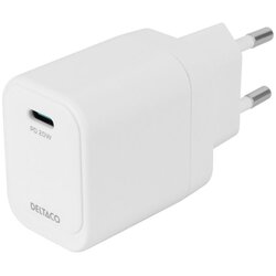 Deltaco USB-C Kućni Punjač, 20 W, Bijeli Cene