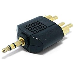 Audio adapter GEMBIRD A-458, 3.5 mm plug to 2 x RCA plug stereo adapter Cene