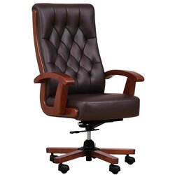 BEMONDI CONSUL brown leather armchair Cene