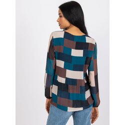 Italy Moda Blouse-DHJ-BZ-8643.38P-Sea Cene