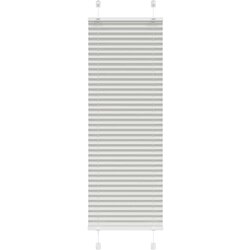 vidaXL Plisirana roleta svijetlosiva 40x150 cm širina tkanine 39,4 cm Cijene