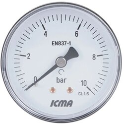 ICMA Manometar 1/4" 63mm 0-10 bara 243 Cene