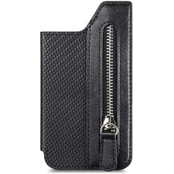  Kožni Card Holder za telefon, Crni Cene