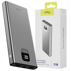 ALLITY prijenosna baterija APB-100 PD QC 22.5W 10000 mAh siva Cene