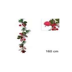 Dueesse Novogodišnja girlanda 160cm/ sa bobicama/ šišarkama i snežnim jabukama Cene