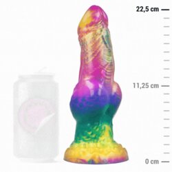 Epic - IRIS DILDO WITH RAINBOW TESTICLES OF PLEASURE Cene