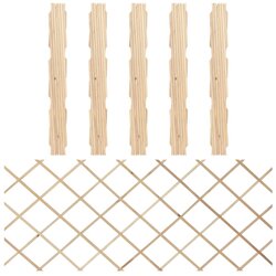 vidaXL Rešetkaste ograde 5 kom od masivne jelovine 180 x 80 cm Cijene