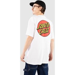 Santa Cruz Classic Dot Chest T-shirt white Cene