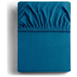 Restilo Modrozelena napenjalna rjuha iz jerseyja 90x200 cm Amber – Cene