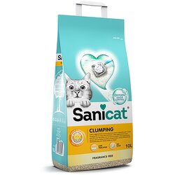 Sanicat grudajući pijesak za mačke bez mirisa - 10 l Cene