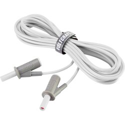 Voltcraft MSB-501 varnostni merilni kabel lamelni vtič 4 mm lamelni vtič 4 mm 5.00 m bela 1 kos, (20422916) Cene
