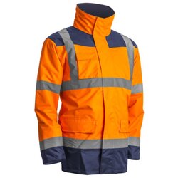 Coverguard 4u1 signalizirajuća zaštitna hi-viz parka kanata narandžasto-plava veličina s ( 7kanos ) Cene
