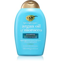OGX Argan Oil Of Morocco Lightweight Shampoo šampon za hidracijo in sijaj 385 ml Cene