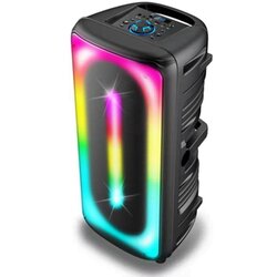 FM usb karaoke zvučnik bluetooth 150W + daljinski i mikrofon led rgb Cene