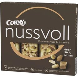 Corny Ploščice s tremi vrstami oreščkov in karamelo Cene