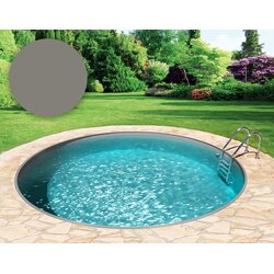 BWT Bazen s folijom okrugli Ø 350 x 120 cm - siva - Debljina 0,8 mm / s klinastim rubom P3 Cene