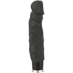 Naravna koža Nature Skin - Vibrator na dotik kože (črn) Cene