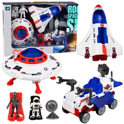 Space Shuttle Ufo Research Vehicle Satellite Astronauts Set Cene