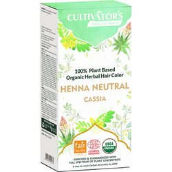 CULTIVATOR'S Organic Herbal Hair Color Neutral Henna Cene