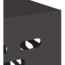 vidaXL Crna Metal 90 x 40 x 60 cm Pokrov za klima uređaj Pravokutni Cijene
