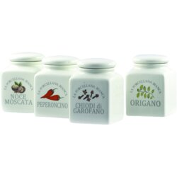 La Procellana Bianca Conserva posodice za shranjevanje začimb - Mix 2 Cene