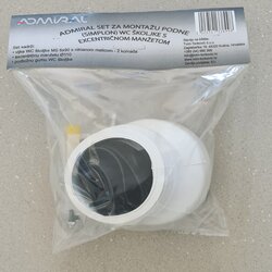 Admiral Set za montažo talne WC školjke (Ø 110 mm, z ekscentrično manšeto) Cene