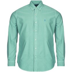 Polo Ralph Lauren Srajce z dolgimi rokavi CHEMISE DROITE CUSTOM EN OXFORD LEGER Zelena Cene