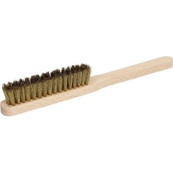 Bürstenhaus Redecker Ščetka z medeninastimi ščetinami in ročajem - 22 cm Cene