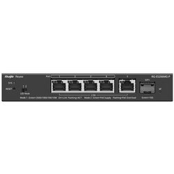 Ruijie Networks RG-ES206MG-P network switch Managed L2 2.5G Ethernet (100 /1000 /2500) Power over Ethernet (PoE) Desktop /Wall-Mounting Black Cene