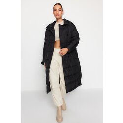Trendyol Black Belted Water Repellent Long Inflatable Coat Cijene